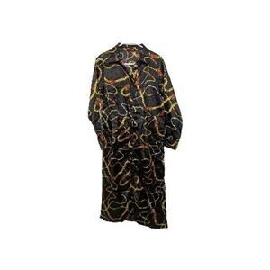 Bob Mackie Vintage Women's Dress Size M Black Long Sleeve Jewelry Design